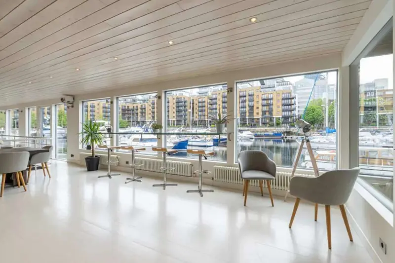 Britain's biggest houseboat in London Bridge